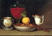 Peale, Raphaelle Still Life: Strawberries Nuts oil painting artist
